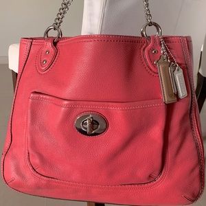 Coach Fuccia Tote Bag